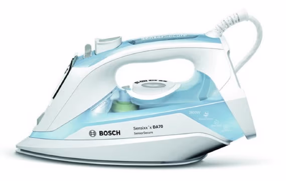 Fier de calcat Bosch TDA7028210, 380 ml, Alb-albastru deschis 
